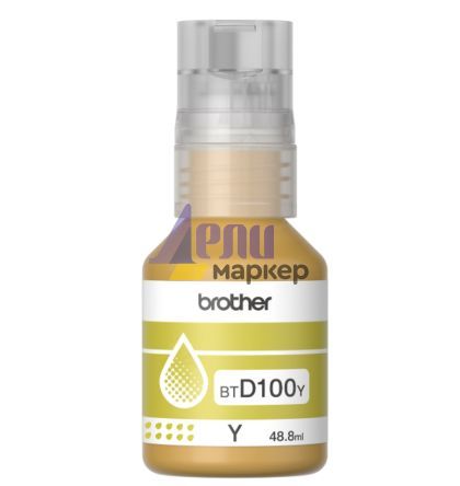 Консуматив Brother BT-D100Y Yellow Ink Bottle