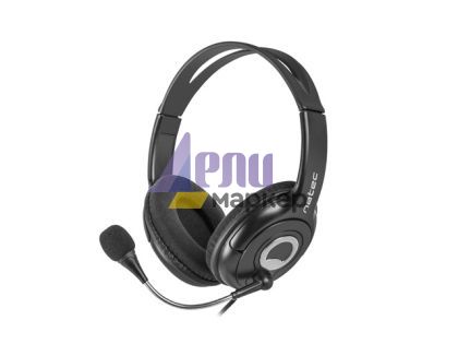 Слушалки Natec Headset Bear 2 With Microphone Black