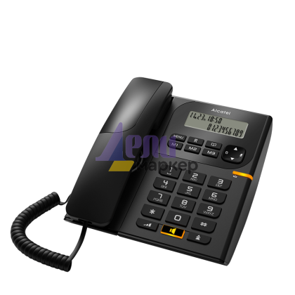 Стационарен телефон Alcatel T58 - черен