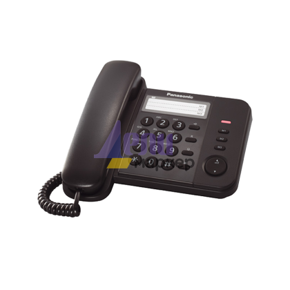 Стационарен телефон Panasonic KX-TS520 - черен
