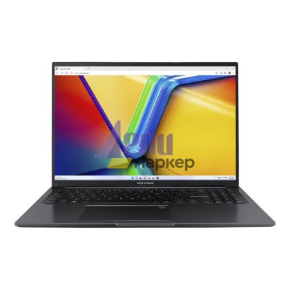 Лаптоп Asus Vivobook 16 X1605ZA-MB321,Intel  i3-1215U 1.2 GHz (10M Cache, up to 4.4 GHz, 6 cores), 16" WUXGA (1920 x 1200) 16:10 ,DDR4 8GB  on BD),512G PCIEG3 SSD, No OS,Indie Black