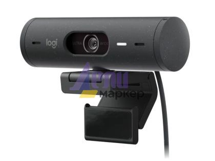 Уебкамера Logitech Brio 505, Graphite