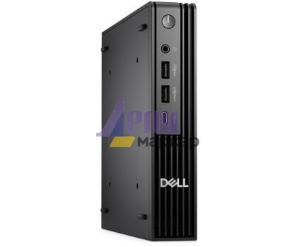 Настолен компютър Dell Pro Micro Plus QBM1250,Intel Core Ultra 7 265 (13 TOPS NPU, 20 cores, up to 5.3GHz), 16 GB: 1 x 16 GB, DDR5, up to 5600 MT/s, 512GB SSD TLC, Integrated Graphics, Wi-Fi 6E, Bulgarian Keyboard&Mouse, 180W, Win 11Pro, 3Y PS