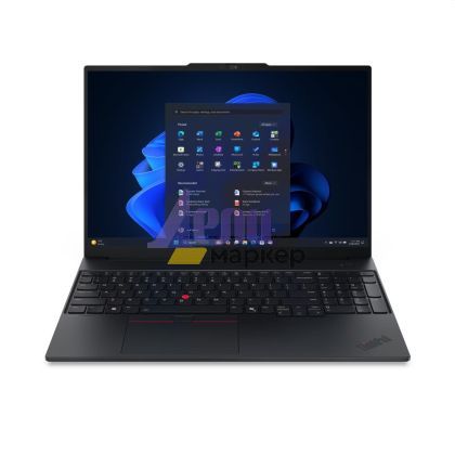 Лаптоп Lenovo ThinkPad E16 G3 AMD Ryzen 7 250 (up to 5.1GHz, 16MB), 16GB DDR5-5600, 512GB SSD, 16" WUXGA (1920x1200) IPS AG, AMD Radeon 780M Graphics, FHD 1080p&IR Cam, Backlit KB, WLAN, BT, FPR, 4 cell, Win11Pro, 3Y Onsite