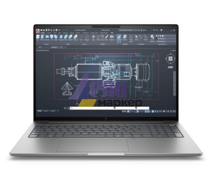 Лаптоп HP ZBook 8 G1i AI 16" Pike Silver, Ultra 7 265H(up to 5.3Ghz/24MB/16C), 16" WQUXGA AG 500nits 120Hz, 64GB 5600Mhz 2DIMM, 2TB PCIe SSD, WiFi 7+BT 5.4, FPR, Smart Card Reader, NVIDIA RTX 500 Ada 4GB, Backlit Kbd, 8C Batt, Win 11 Pro, 3Y Offsite