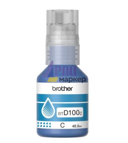 Консуматив Brother BT-D100C Cyan Ink Bottle