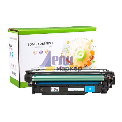 Тонер касета универсална Static Control Cyan HP no. 507A CE401A CRG-732C SUPER PREMIUM Съвместим консуматив, стандартен капацитет 7 000 стр.