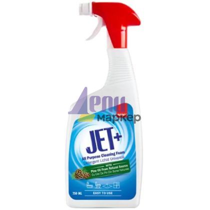 Почистващ препарат Sano Jet + Универсален, пяна, с натурално масло от бор 750 ml