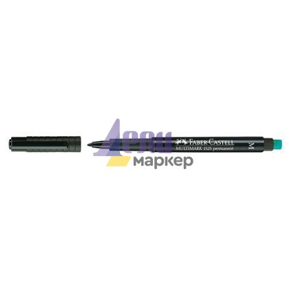 Универсален перманентен OHP маркер Faber-Castell 1525 М 1.0 mm Черен