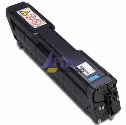 Тонер касета Cyan Ricoh 406349 Съвместим консуматив, стандартен капацитет 6 000 стр.