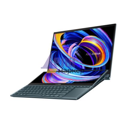 Лаптоп Asus Zenbook Pro Duo 15 OLED UX582ZW-OLED-H941X, Screen Pad Plus, Intel Core i9-12900H 3.8 GHz(24M Cache,up to 5.0 GHz,14 cores),15.6"OLED 4KUHD (3840x2160),Touch,32GB DDR5, 1TB ,RTX 3070 Ti 8GB, WiFi 6.0, Illum.Kb.,Win 11 Pro 64, Blue+ZTE A51 4G,
