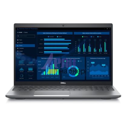 Лаптоп Dell Precision 3581, Intel Core i7-13700H (24 MB, 14 cores, 2.4 GHz to 5.0 GHz), 15.6" FHD (1920x1080), 250 nits, WWAN, RGB Cam, 32 GB, 2 x 16 GB, DDR5, 4800 MT/s, 512 GB M.2 PCIe x4 NVMe, NVIDIA A1000, 6GB GDDR6, Wi-Fi 6E, FPR, Backlit, Win 11 Pro
