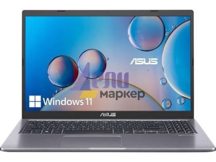Лаптоп Asus VivoBook X515JA-BQ721W, Intel i7-1065G7 ,1.3 GHz (8M Cache, up to 3.9 GHz,) 15.6 FHD(1920x1080), DDR4 16GB(8ON BD.),512G PCIEG3 SSD, Windows 11,Slate Grey