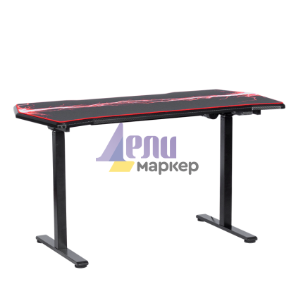 Ергономично геймърско бюро Carmen CR-116 G  - черно - червено