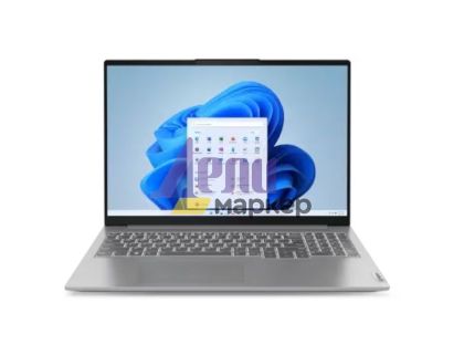Лаптоп Lenovo ThinkBook 16 G6 Intel Core i5-1335U (up to 4.6GHz, 12MB), 8GB DDR5 5200MHz, 512GB SSD, 16" WUXGA (1920x1200) IPS AG, Intel Iris Xe Graphics Functions, WLAN, BT, FHD&IR Cam, Backlit KB, Arctic Grey, DOS, 3Y onsite