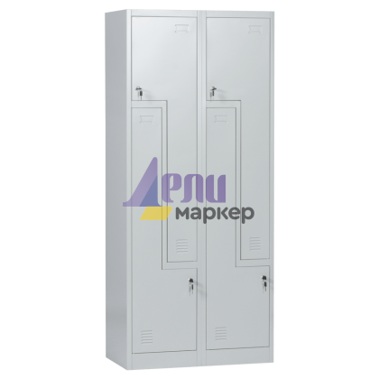 Метален шкаф Carmen CR-1280 L - сив