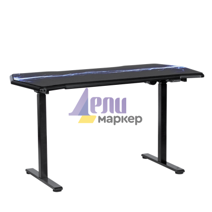 Ергономично геймърско бюро Carmen CR-116 G - черно - син