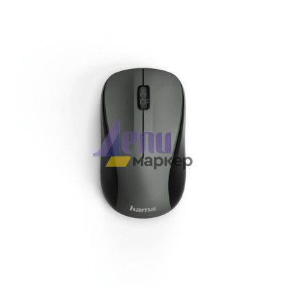 Мишка HAMA MW-300 Безжична оптична, USB, сив/черен