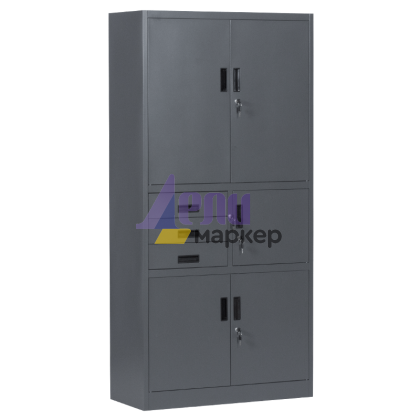 Метален шкаф Carmen CR-1281 Е SAND - графит