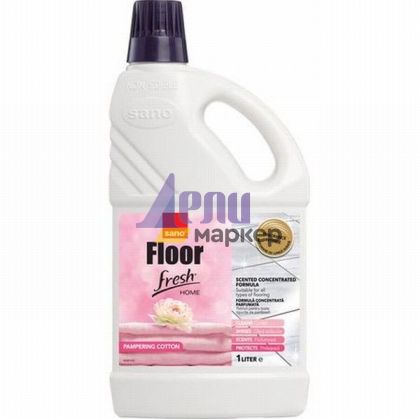 Препарат универсален Sano Floor Fresh Течен, 1 l Pampering Cotton