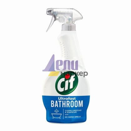 Препарат за баня CIF Ultrafast Bathroom Пулверизатор, 500 ml