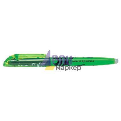 Текст маркер с гума Pilot Frixion Light Скосен връх 2-5 mm Зелен