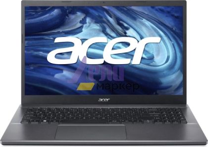 Лаптоп Acer Extensa EX215-55-319A, Intel Core i3-1215U (up to 4.4 GHz, 10MB), 15.6" FHD (1920x1080), 8GB DDR4, SSD 512GB NVMe, Intel UMA, HDD upgrade kit, RJ-45, 802.11ax, HD camera, BT, Win 11 Pro EDU, 2Y Warranty, Gray