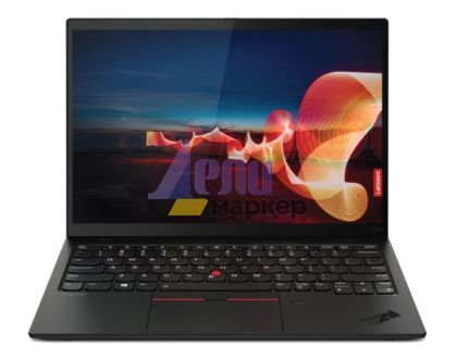 Лаптоп Lenovo ThinkPad X1 Nano Intel Core i7-1160G7 (2.1GHZ up to 4.4GHz, 12MB), 16GB LPDDR4x 4266MHz, 1TB SSD, 13" 2K (2160x1350) IPS AG, Intel Iris Xe Graphics, WLAN, WWAN Fibocom L850-GL, BT, 720p&IR Cam, FPR, Backlit KB, Black, 3 cell, Win 10Pro, 3Y