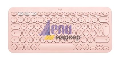 Клавиатура Logitech K380 for Mac Multi-Device Bluetooth Keyboard - US Intl - Rose