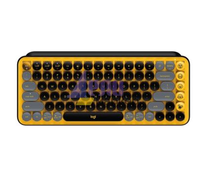 Клавиатура Logitech POP Keys Wireless Mechanical Keyboard With Emoji Keys - BLAST_YELLOW - US INT'L - INTNL