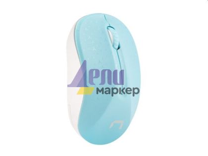 Мишка Natec Mouse Toucan Wireless 1600 DPI Optical Blue-White