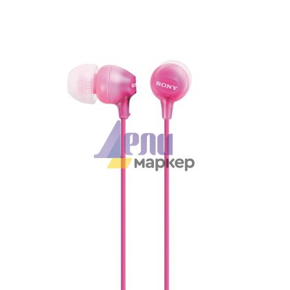 Слушалки Sony Headset MDR-EX15LP pink