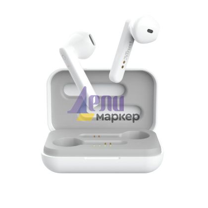 Слушалки TRUST Primo Touch Bluetooth Earphones White
