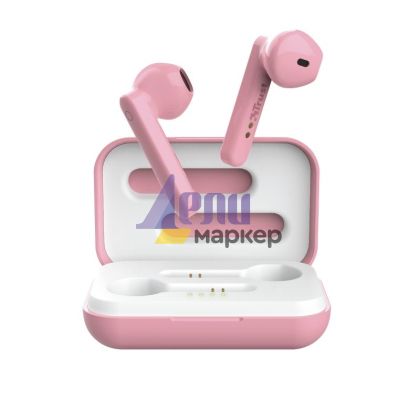 Слушалки TRUST Primo Touch Bluetooth Earphones Pink