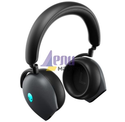 Слушалки Dell Alienware Tri-Mode Wireless Gaming Headset | AW920H (Dark Side of the Moon)