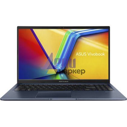 Лаптоп Asus Vivobook M1502YA-BQ018, AMD Ryzen R7-7730U, 15.6 "FHD (1920X1080) 16:9,16GB DDR4 (8 GB on BD),1TB SSD,Backlit Keyboard , NO OS, Quiet Blue