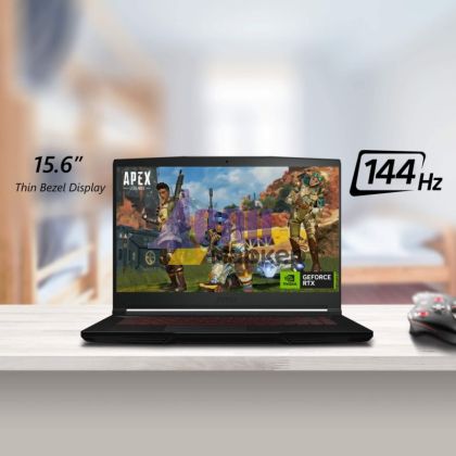 Лаптоп MSI Thin GF63 12VF, i7-12650H (10C/16T up to 4.70 GHz, 24 MB), 15.6" 1920x1080 AG, 144Hz, IPS, 16GB DDR4 (8GBx2 3200MHz), 512GB PCIe SSD, RTX 4060 8GB GDDR6, 1x 2.5" FREE, Intel WiFi 6, BT5.2, 3 cell, 52.4Whr, Red Backlit KBD, Black+MSI Gaming Head
