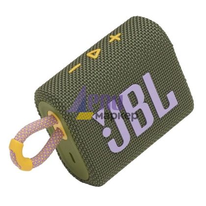 Тонколони JBL GO 3 GRN Portable Waterproof Speaker