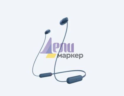 Слушалки Sony Headset WI-C100, blue