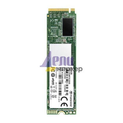 Твърд диск Transcend 512GB, M.2 2280, PCIe Gen3x4, M-Key, 3D TLC, with Dram
