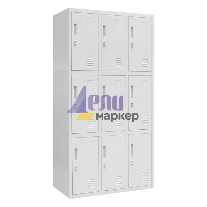 Метален шкаф Carmen CR-1274 K - сив