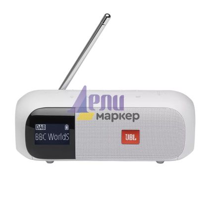 Радио JBL Tuner 2 WHT portable radio with bluetooth