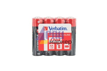 Батерия Verbatim ALKALINE BATTERY AA 4 PACK (SHRINK WRAP)