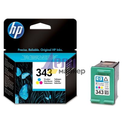 Консуматив HP 343 Tri-color Inkjet Print Cartridge