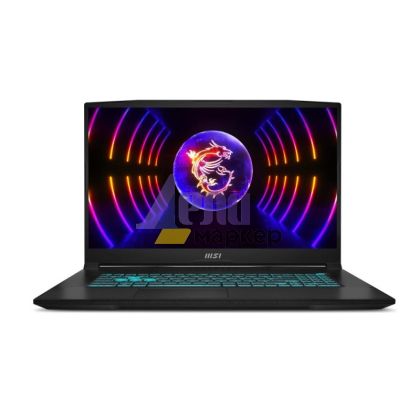 Лаптоп MSI Katana 17 B13VGK, RTX 4070 8GB GDDR6 w/MUX, i7-13700H (14C/20T, up to 5GHz) , 17.3" FHD (1920x1080) 144Hz, 16GB DDR5 (8GBx2) , 1TB NVMe PCIe SSD Gen, 1x M.2 slot free, 4-Zone RGB Gaming Keyboard, Black, 2Y, NO OS