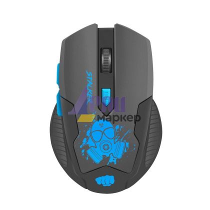 Мишка Fury Wireless gaming mouse, Stalker 2000DPI, Black-Blue