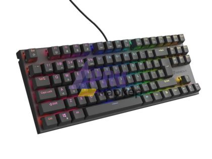 Клавиатура Genesis Mechanical Gaming Keyboard Thor 303 TKL RGB Backlight Brown Switch US Layout Black