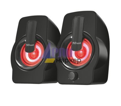 Тонколони TRUST Gemi 2.0 Speaker RGB Black