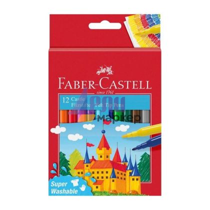 Флумастери Faber-Castell  12 цвята