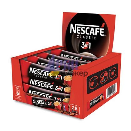 Нескафе Nescafe 3 in 1, разтворимо, 17.5 g, 28 бр.